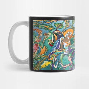 Composition with Fairies Mug